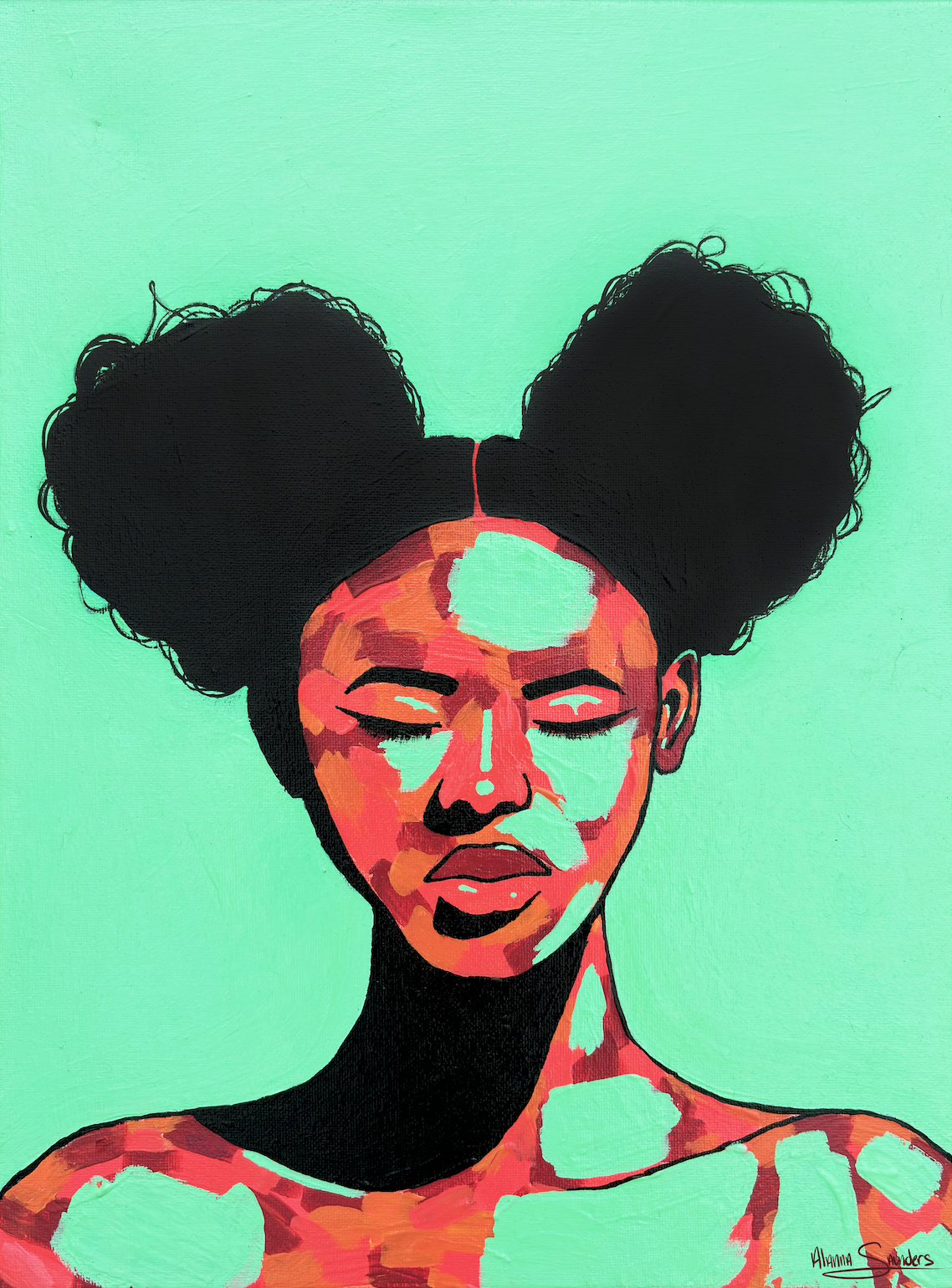 "Out of Your League" Original Acrylic Painting