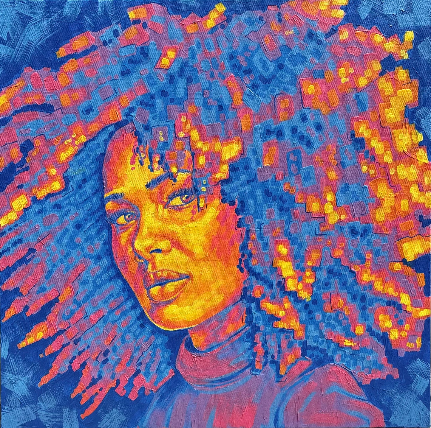 “Raine” Original Acrylic Painting