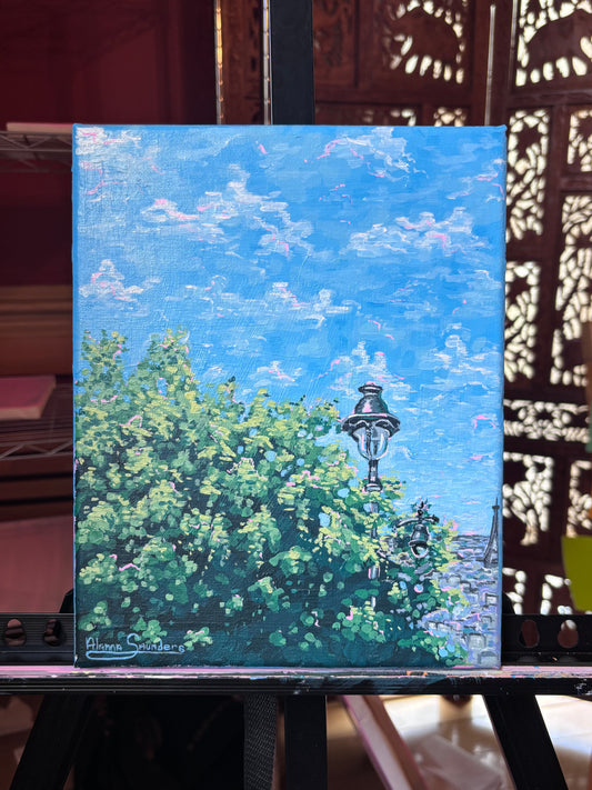 “Overlooking” Original Acrylic Painting