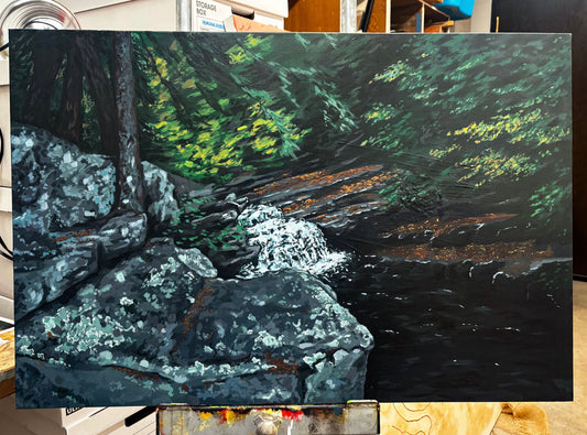 "Bristol Falls" Original Acrylic Painting