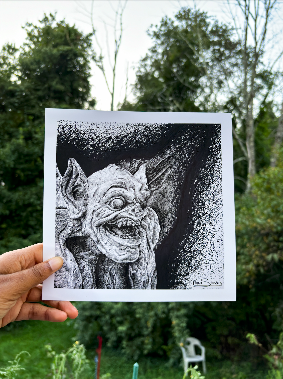 "Gargoyle" Fine Art Print