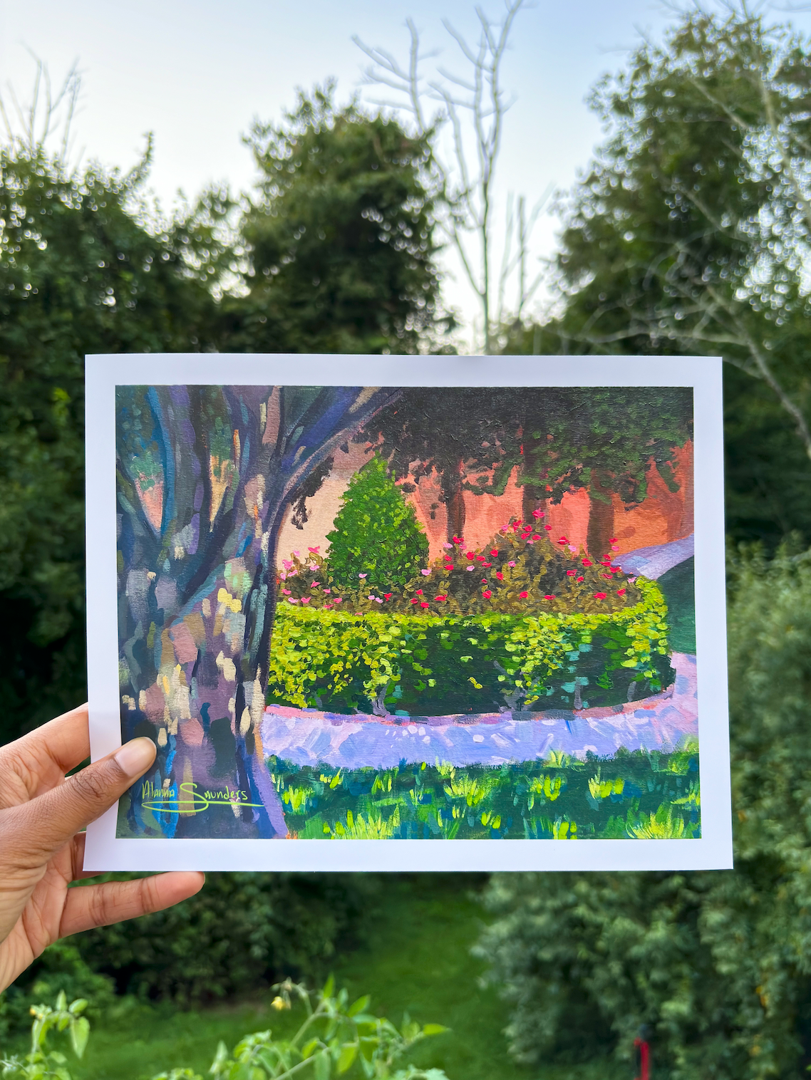 "A Park in Beverly" Fine Art Print