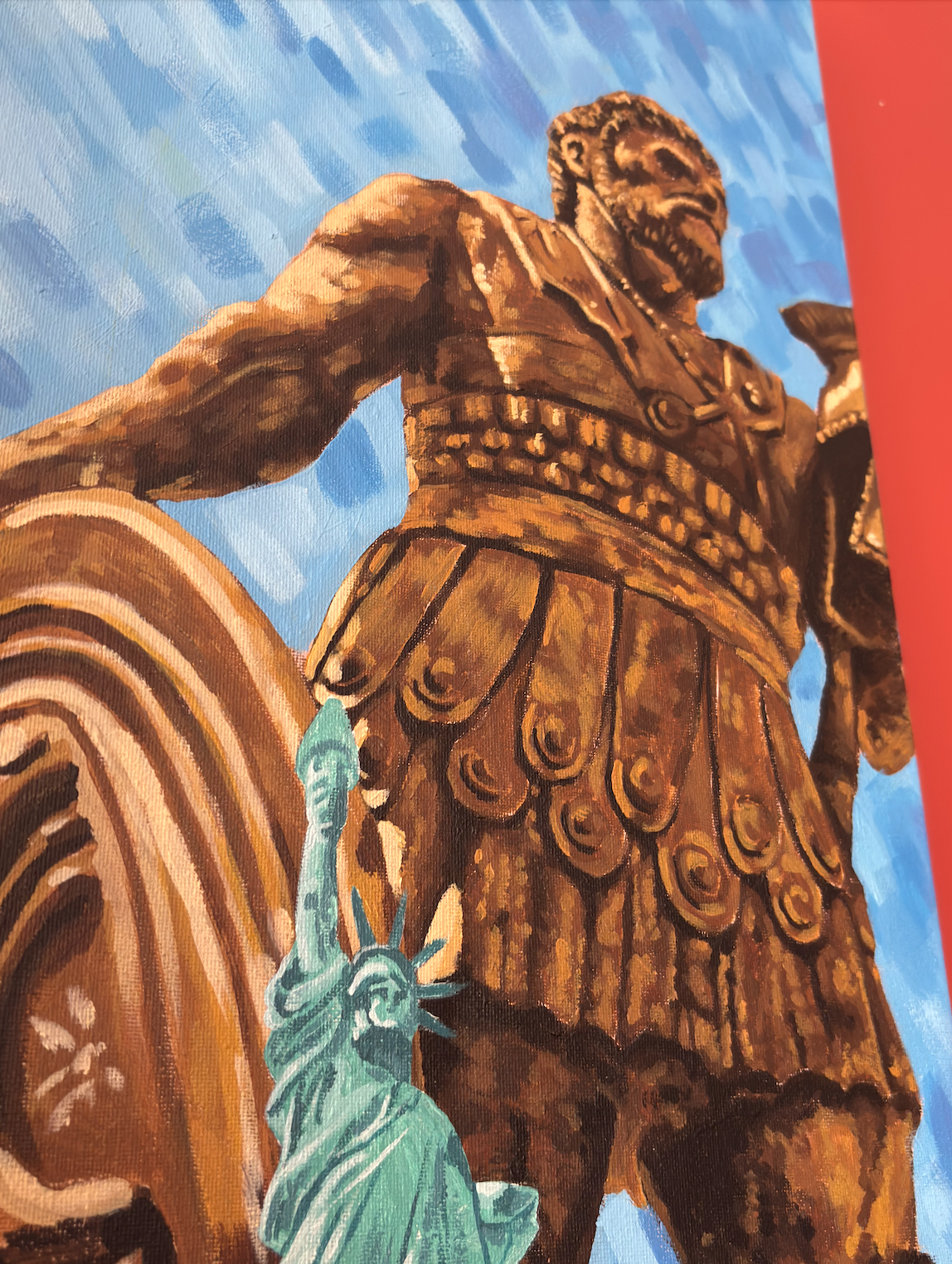 "Talos" Original Acrylic Painting
