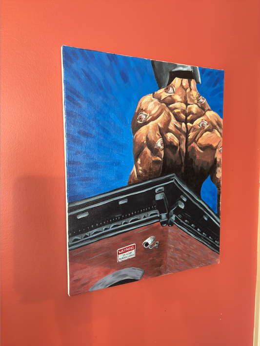 "Argus Panoptes" Original Acrylic Painting