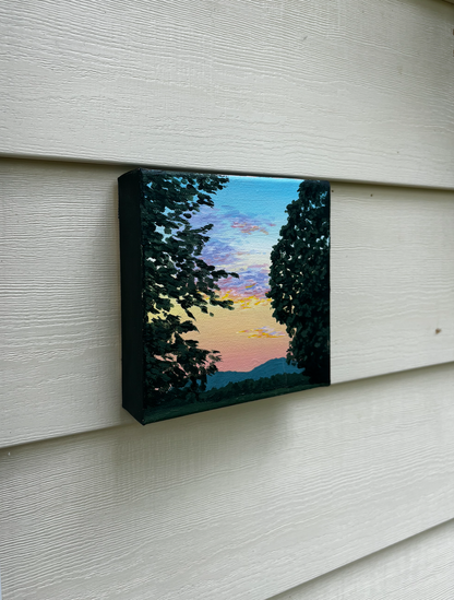 "Through the Trees" Original Acrylic Painting